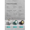 KZ Audífonos in-ear KZ EDX Pro sin micrófono cristal transparente