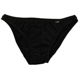 La Paume 818032 Men's Bikini Panties, MFS Fabric, Half Seam, Full Back Bikini, Made in Japan, Black, M