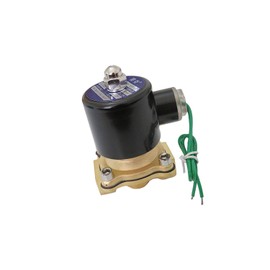 Aootiver Replacement for 1/2 inch 24V AC VAC Brass Electric Solenoid Valve NPT Gas Water Air Normally Closed NC