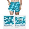 SURF CUZ Mens Swim Trunks 5" Swimming Trunks with Compression