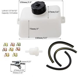 Gas Fuel Tank Filter Hose Line For 33cc 43cc 47cc 49cc 2 Stroke Mini Moto Minimoto Kids Dirt Pocket Bike Scooter