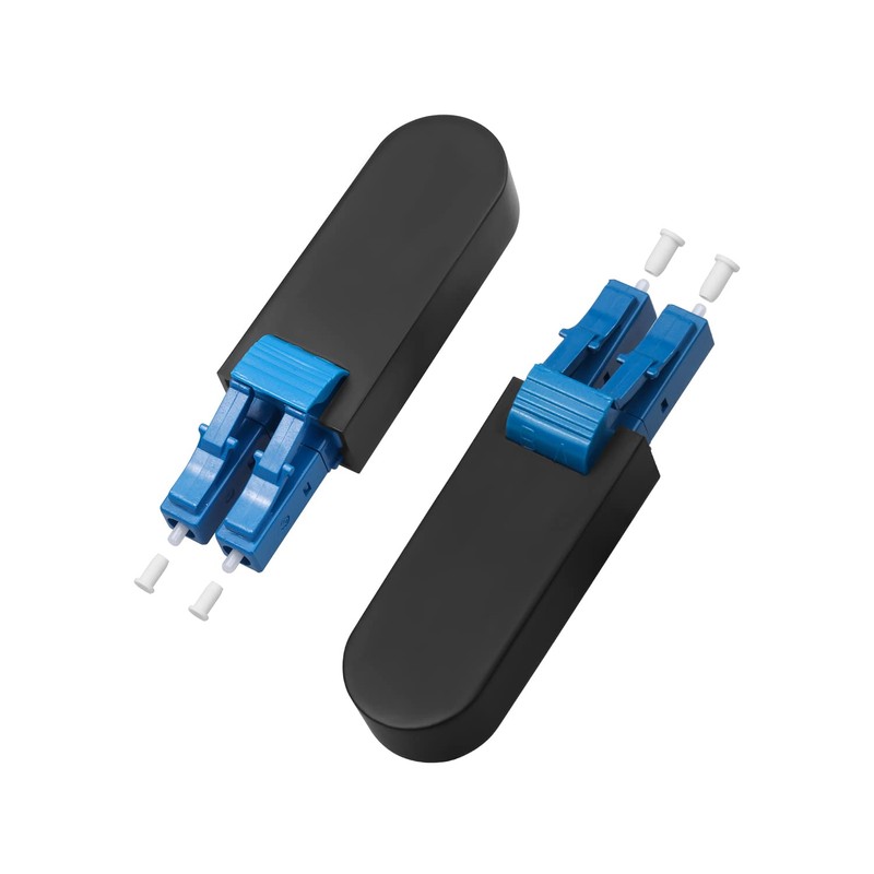 Duogalia LC/UPC Fiber Optic Loopback Adapter Optical Cable 9/125 Singlemode