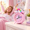 Pink Unicorn Kids Alarm Clock – Cute Double Bell Bedside