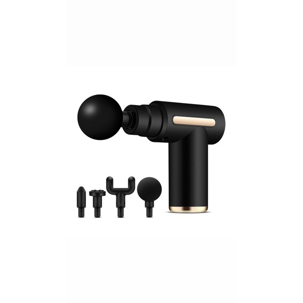 Percussion Massage Gun with 4 Attachments, Handheld Deep Tissue Massager,