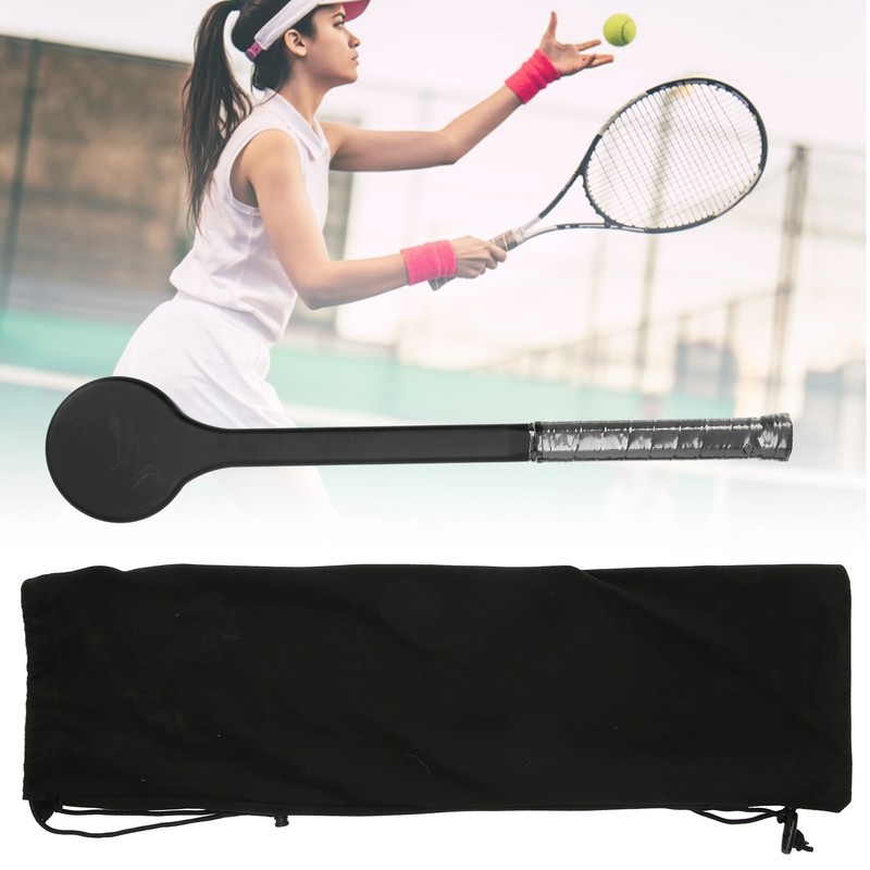 Tennis Racket Carbon Pointer Spoon Accurate Batting Training Aid Tennis