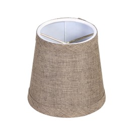 Aspen Creative 51013-5, Empire Clip-On Chandelier Lamp Shade, Iron, 3" Top x 4" Bottom x 4" Slant Height, Set of 5