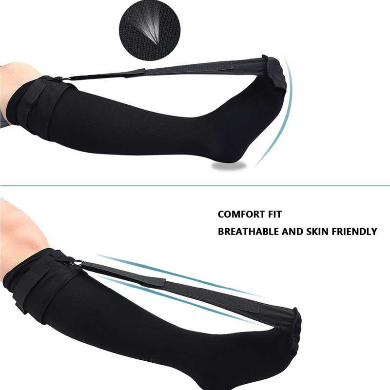 Plantar Fasciitis Stretch Sock Single Strap Night Relief Adjustable Foot