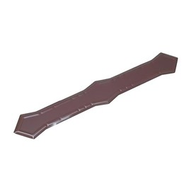 Rocky Mountain Goods Aluminum Downspout Band Strap - Low Gloss Brown - Works with 2" x 3" and 3" x 4" Downspouts - Bends Around The Downspout and Attaches with Screws or Nails (10)