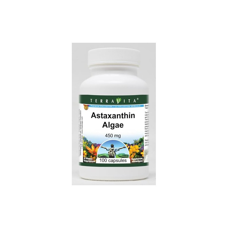Astaxanthin Algae - 450 mg (100 Capsules, ZIN: 519027)