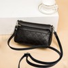 TAIYOU Black PU Leather Bag Strap Adjustable Shoulder Strap Crossbody