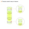 sourcing map 10pcs Small Cylindrical Bubble Level Vials 6x20mm PMMA