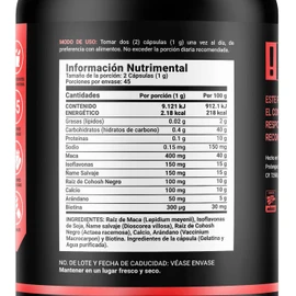 Womens Zen de 90 Cápsulas. Ingredientes Naturales: Maca, Isoflavonas, Ñame Salvaje, Arándano, Raíz de Cohosh Negro, Calcio y Biotina. Womens Zen B Life
