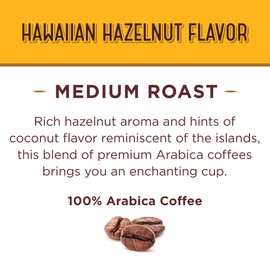 Don Francisco's Hawaiian Hazelnut Flavored (100 Count) Single-Serve Coffee Pods, Compatible with Keurig K-Cup Brewers