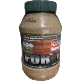 Fibra Natural en Polvo 630 g | Fibra Dietética con Salvado de Trigo, Agave y Algas Marinas | Apoyo Digestivo y Tránsito Intestinal | Bebida de Fibra Diaria | Alto Rendimiento