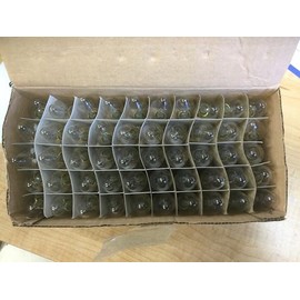 5 Watt C7 Bulbs - Clear - 50 Pack - Christmas and Night Lights Candelabra Base