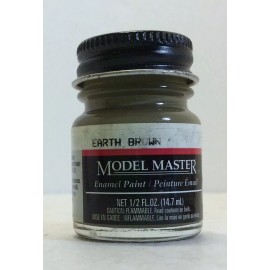 Testors 2124 Earth Brown 1/2oz Bottle Enamel Paint