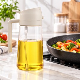2-in-1 Olive Oil Sprayer for Cooking – 500 mL Spray-and-Pour Dispenser for Air Frying, Grilling and Everyday Meals