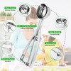 3PCS Ice Cream Scoop,Premium cookie scoop set,Small/Medium/Large stainless steel Scoops,Professional