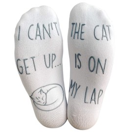 bring me socks CAT1 Socks, White/Grey, One Size