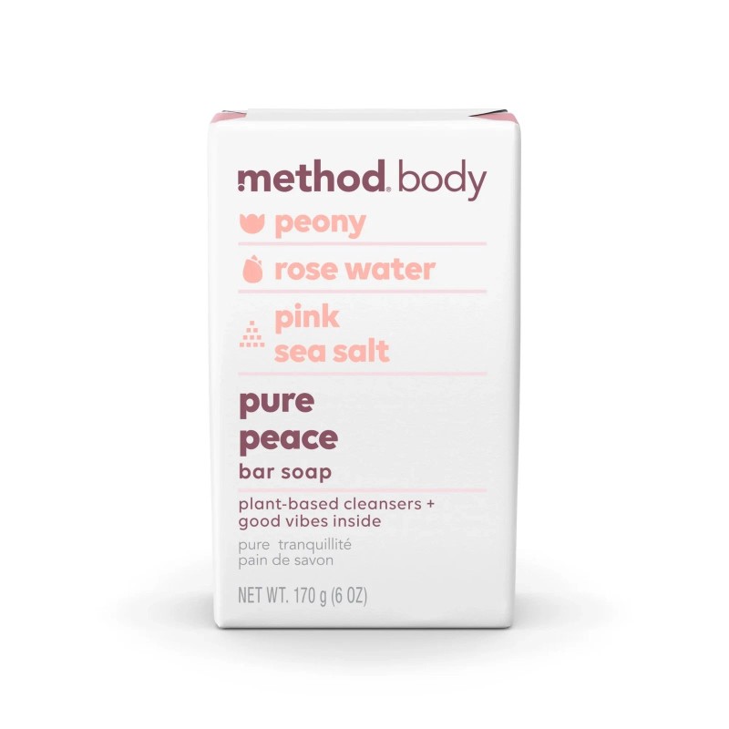 Method Bar Soap, Pure Peace, 6 oz (Pack Of 12)