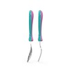 Zak Designs L.O.L. Surprise! Easy Grip Fork and Spoon Set,