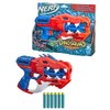 Nerf DinoSquad Raptor Slash Blaster, 6 Dart Rotation barrel, Quick