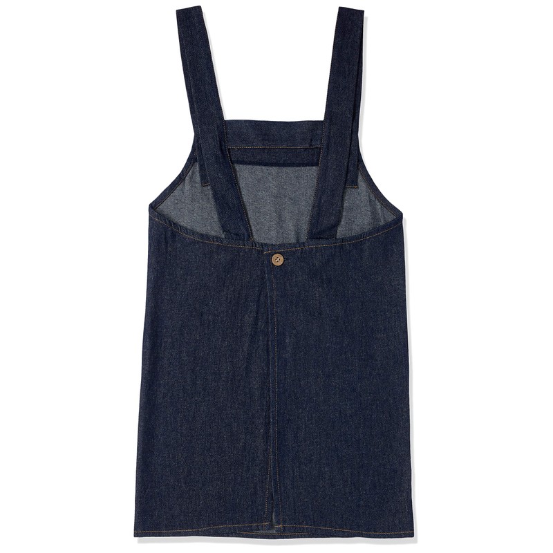 Edwin Kids' Apron, Denim, Back Button, 100% Cotton, With Both