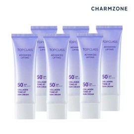 Top Class 탑클래스 어드밴스드 리프팅 SPF 50+ PA++++ 콜라겐 톤업 선크림 6개 Top Class Advanced Lifting SPF 50+ PA++++ Collagen Tone Up Sun Cream 6pcs