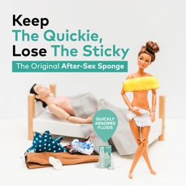 Dripstick Absorbing Sponge For Women - Awkward Essentials Dripstick 20 Pack of Sterile Post Coitus Sponges for Feminine Care and Hygiene