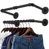 WEBI Clothing Rack Wall Mount,20" Industrial Pipe Clothes Rack for