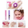 Kids Portable Cosmetics Box Children Realistic Washable Makeup Kit Girl