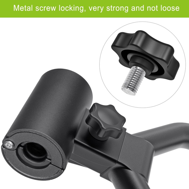 SELEWARE Versatile Steel Dumbbell to Kettlebell Converter Handle, Non-Slip Ergonomic