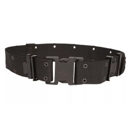 NEW WEB DUTY PISTOL BELT LBE LCE ALICE BLACK LC-1 NYLON MEDIUM 19" - 47" WAIST