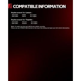 Torchbeam Rear Brake Calipers Set for Lexus 2010-2023 GX460, Rear Left and Rear Right Calipers Replace # 19B2737+19B2736