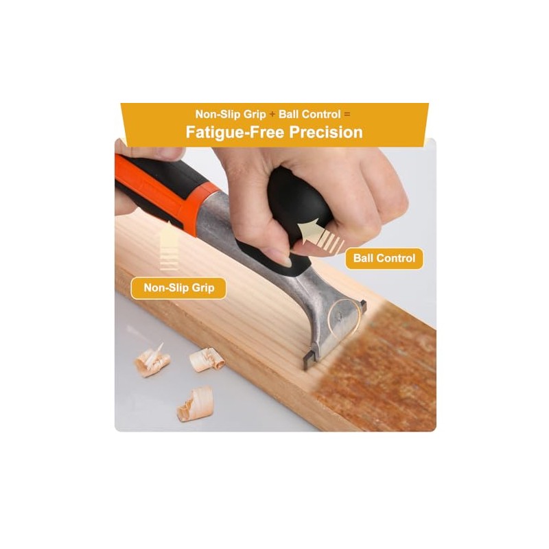 Heavy-Duty Carbide Scraper Tool, 2.5" Blade for Removing Paint, Adhesive,