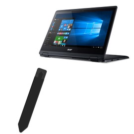 BoxWave Stylus Pouch Compatible with Acer Aspire R 14 (R5-471T) - Stylus PortaPouch, Stylus Holder Carrier Portable Self-Adhesive for Acer Aspire R 14 (R5-471T), Acer Aspire R 14 (5-471T) - Jet Black