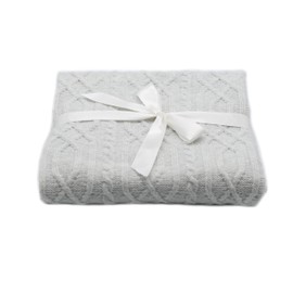 Baby Blanket Newborn Blanket Breathable Baby Summer / Autumn Blanket for Girls / Boys Lightweight Knitted Blanket Gift for Birth Sustainable (Grey)