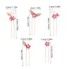 BESPORTBLE 5pcs Handmade Bridal Hair Pins Elegant Floral Hair Accessories