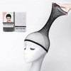 High-Elastic Breathable Wig Hair Net Option 2 Beige (Skin Tone) 20ea