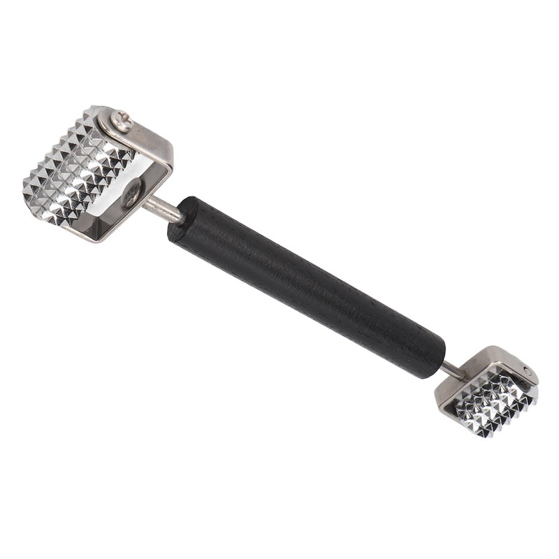 Face Massage Derma Roller Double Head Metal Ridged Derma Roller
