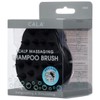 SCALP MASSAGING SHAMPOO BRUSH: BLACK