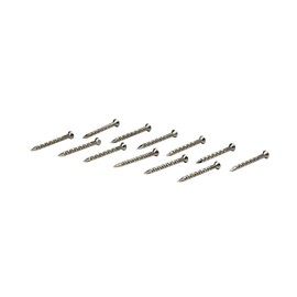 M-D Building Products Steel Floor Screw Nails Silver | 1-1/4 inch | For Aluminum Transitions | 13 Gauge | 1 Lb, Pack of 10