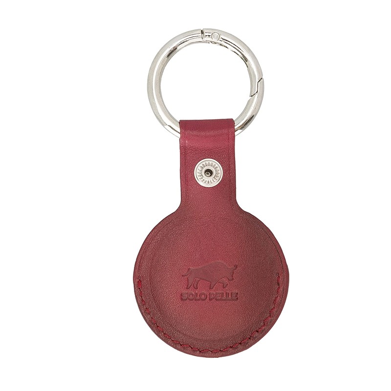 Solo Pelle Leather Case Compatible with New AirTag 2021, AirTag