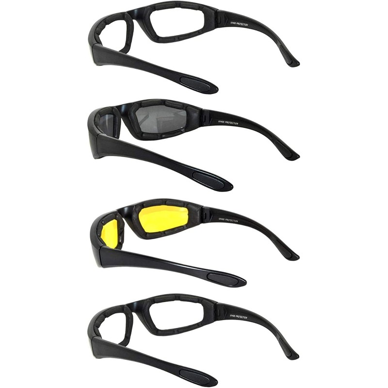 OWL - Riding Glasses - Clear Yellow Smoke (4 Pack)