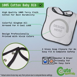 Toddler & Baby Bibs Burp Cloths Heart Flag Soccer Ball Argentinian Soccer Argentina Football Cotton Baby Items for Baby Girl & Boy White Black Design Only