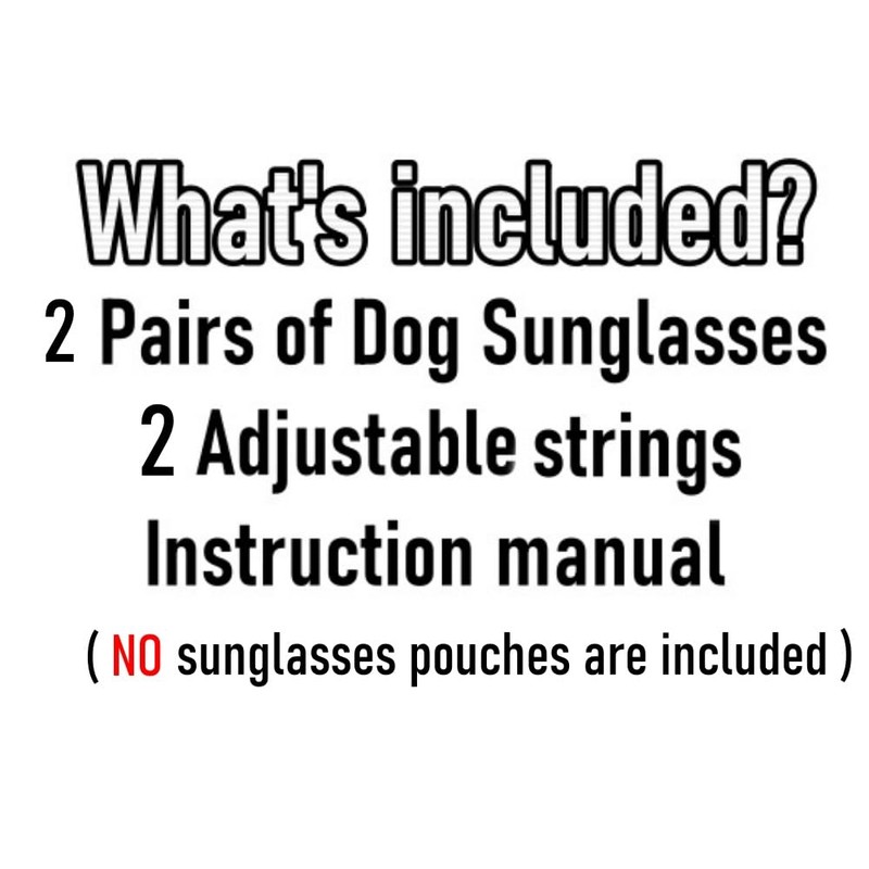G010 Dog Pet Costume Prop Aviator Sunglasses Medium Breeds 20-40