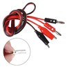 DIANN 6pcs Banana Plug to Alligator Clip Test Lead Cable
