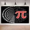 Aperturee Math Pi Day Banner 70.8 x 43.3 Inch, Happy