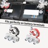 2PCS Battery Terminal Connectors,Heavy Duty Battery Terminals Positive and Negative