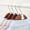 100 Pcs Clothes Hanger Connector Hooks,Heavy Duty Plastic 5 Colors-100